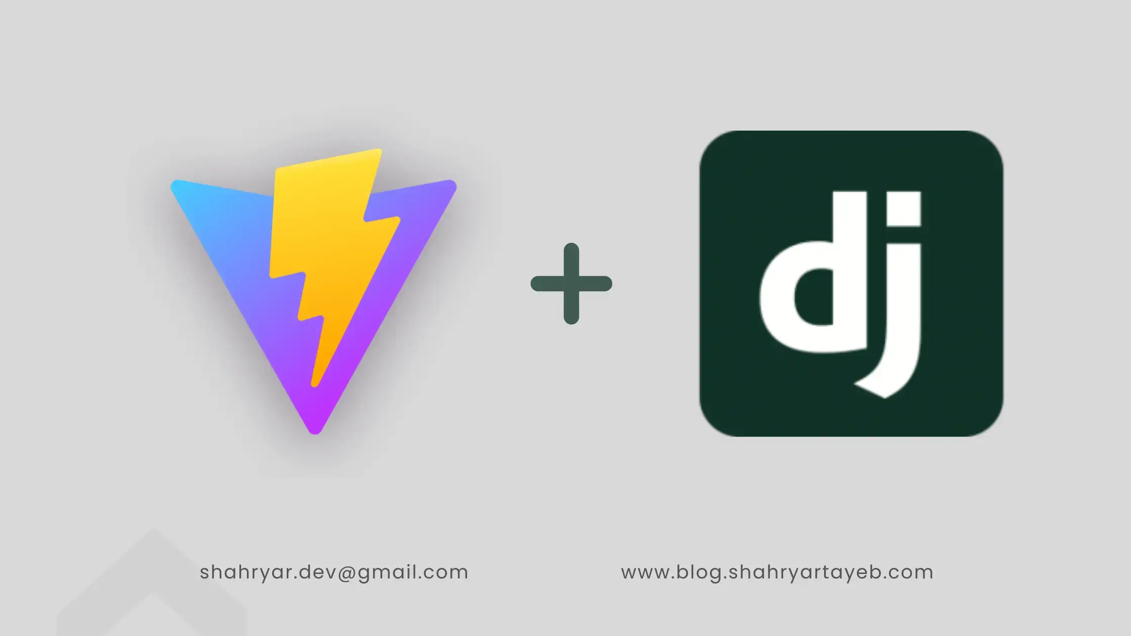 article 'Supercharge Your Django Web Development with Vite.js and Tailwind CSS: Step by Step guide' banner